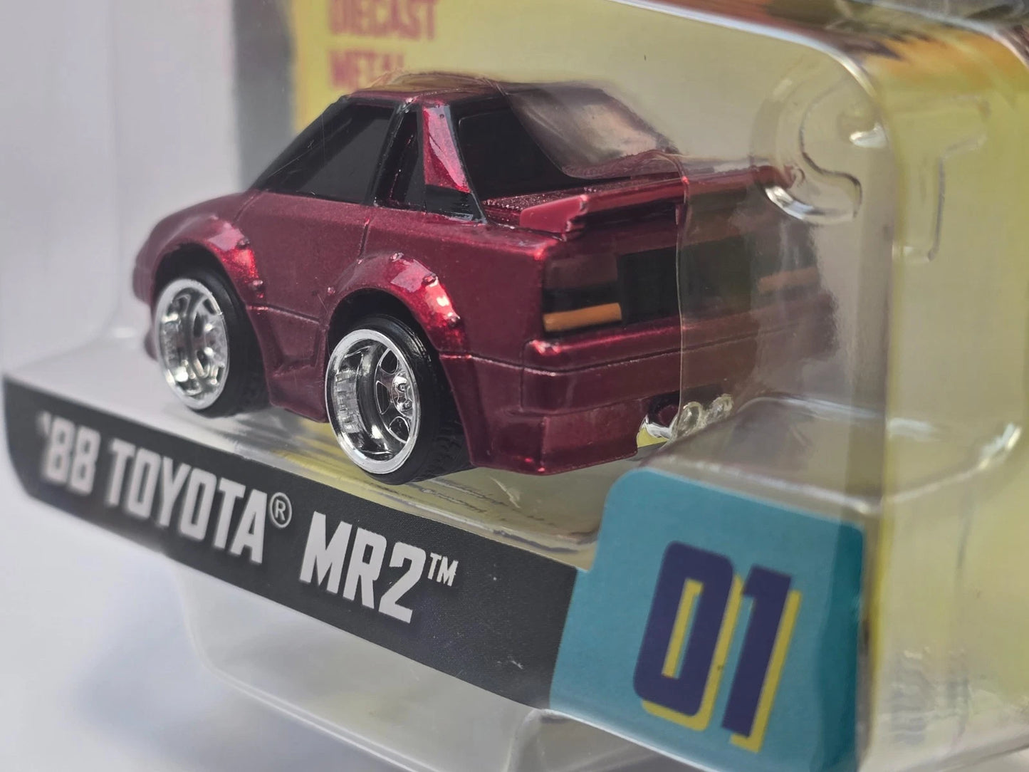 CAR TUNED - MGA - JDM SERIES 4 '88 TOYOTA MR2 - RED # 01