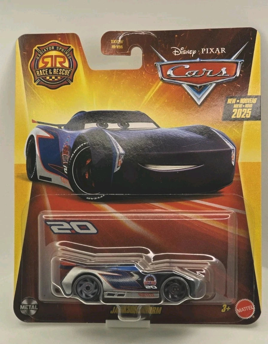 DISNEY PIXAR CARS - RACE AND RESCUE - JACKSON STORM - RACE & RALLY