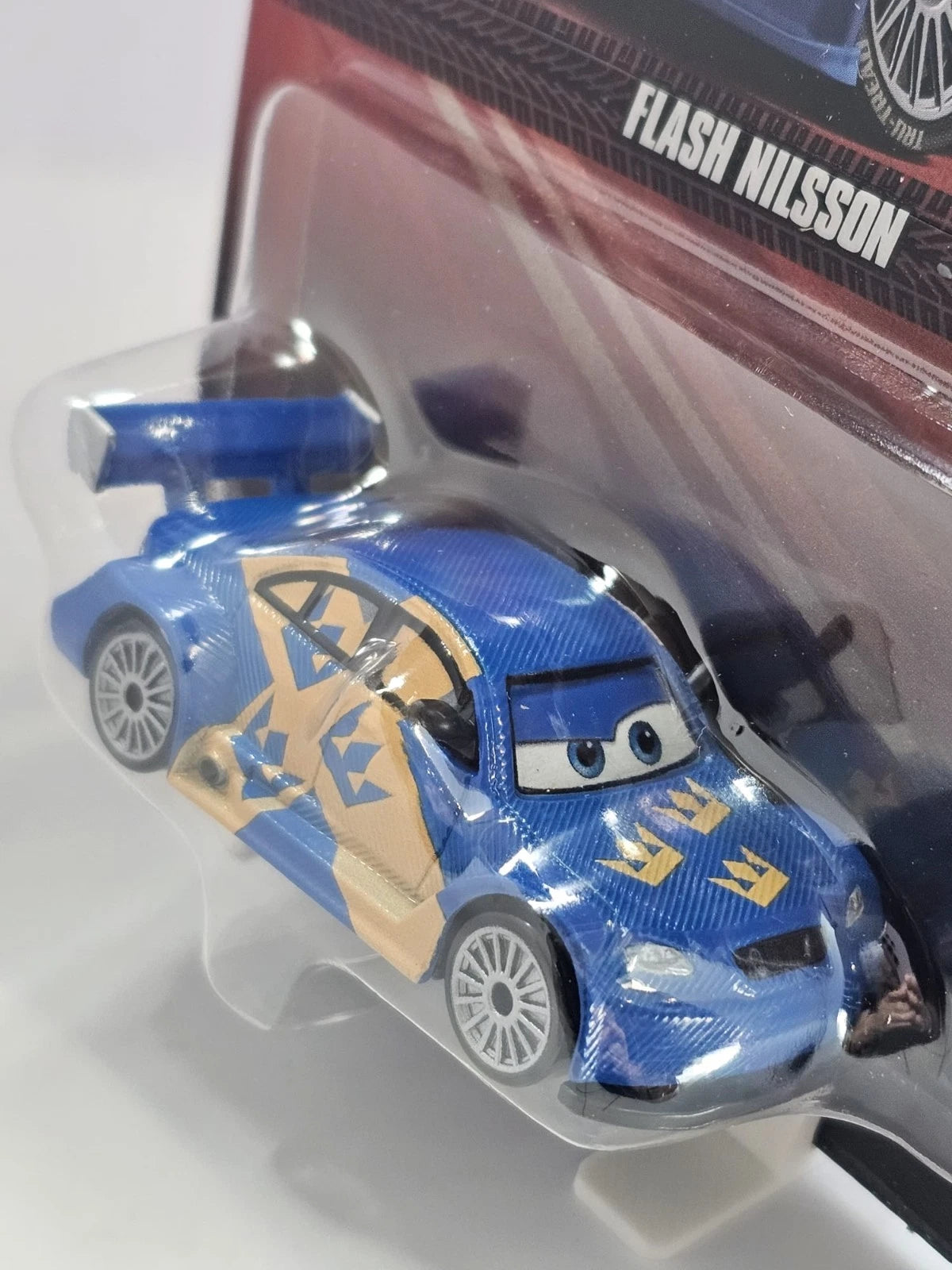 DISNEY PIXAR CARS - FLASH NILSSON - SWEDISH VERSION OF CARS 2
