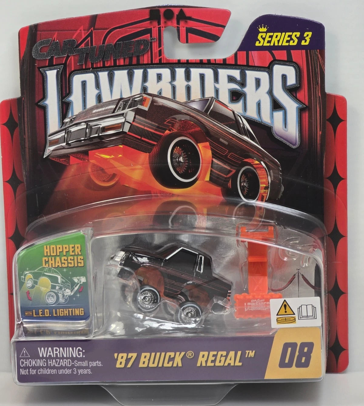 CAR TUNED LOWRIDERS SERIES 3 - '87 BUICK REGAL - #08 SHOW & GLOW