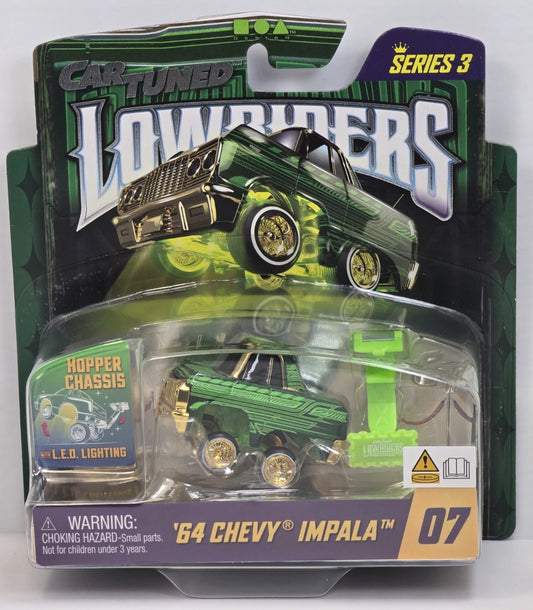 CAR TUNED LOWRIDERS SERIES 3 - '64 CHEVY IMPALA - #07 SHOW & GLOW