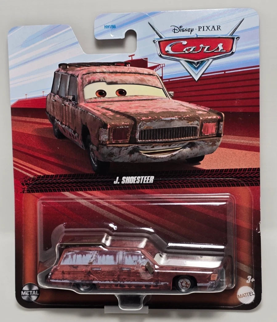 DISNEY PIXAR CARS - J SHOESTEER RUST-EZE SUPPORTER & LMQ FAN