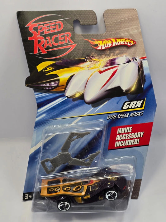 HOT WHEELS - SPEED RACER - GRX #66 - with SPEAR HOOKS- M5921 2008 - NEW