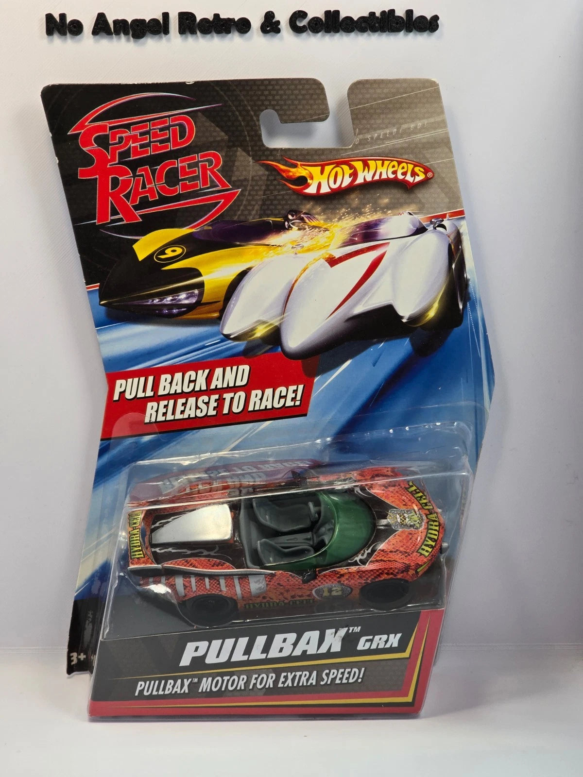 HOT WHEELS - SPEED RACER - SNAKE OILER ON GRX CARD - ERROR CARD - PULLBAX - NEW