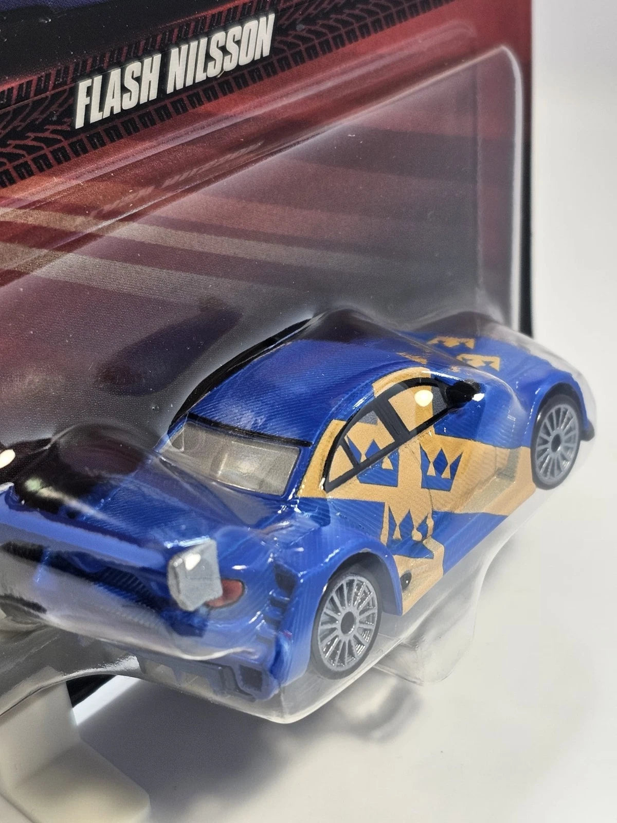 DISNEY PIXAR CARS - FLASH NILSSON - SWEDISH VERSION OF CARS 2