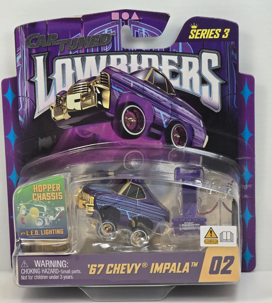 CAR TUNED LOWRIDERS SERIES 3 - '67 CHEVY IMPALA - #02 SHOW & GLOW