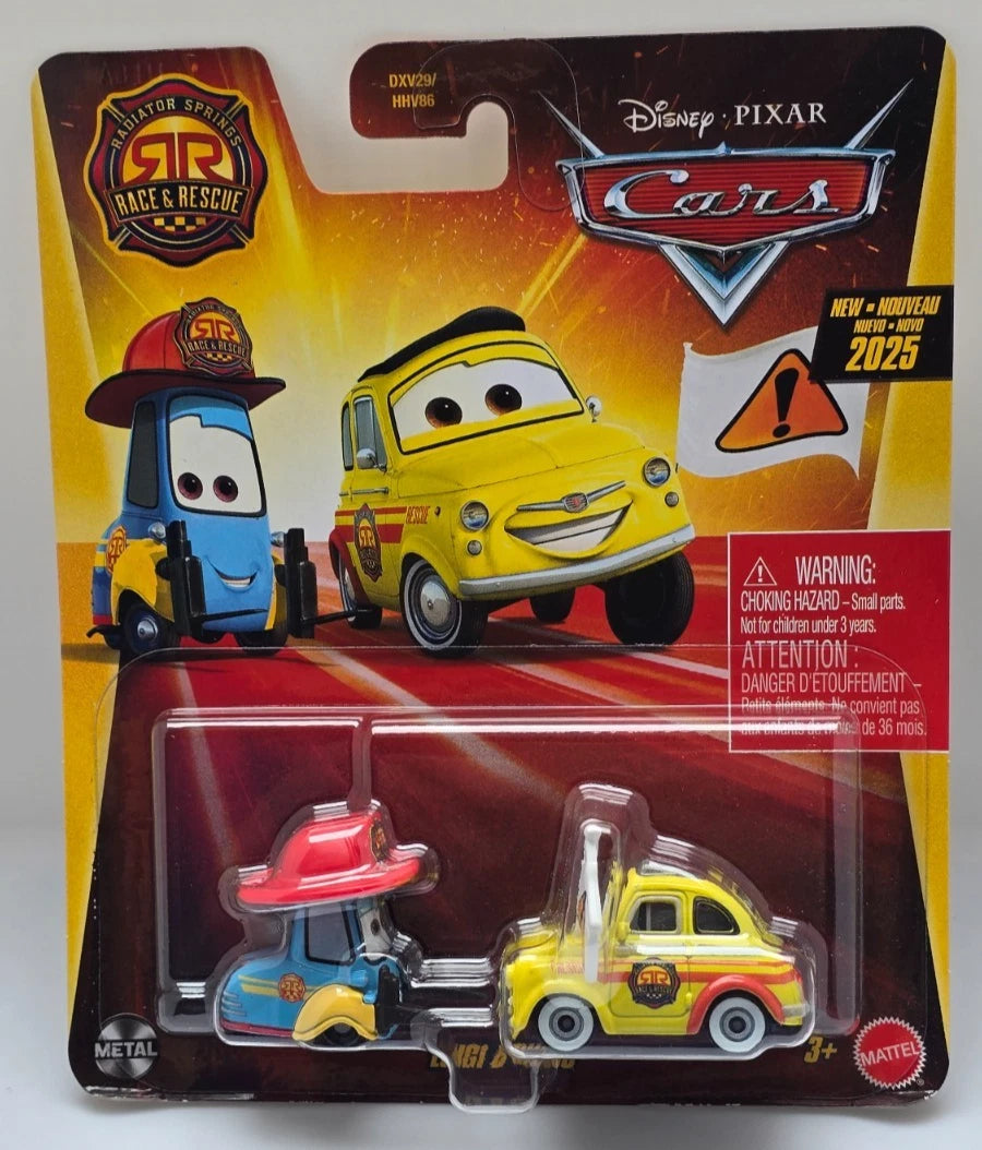 DISNEY PIXAR CARS - RACE AND RESCUE - LUIGI AND GUIDO