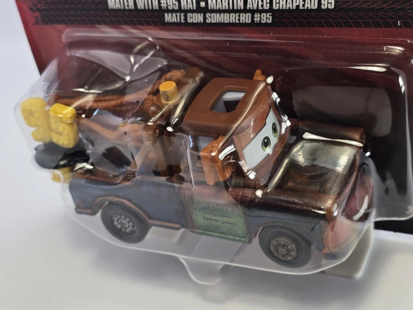 DISNEY PIXAR CARS - MATER WITH #95 HAT