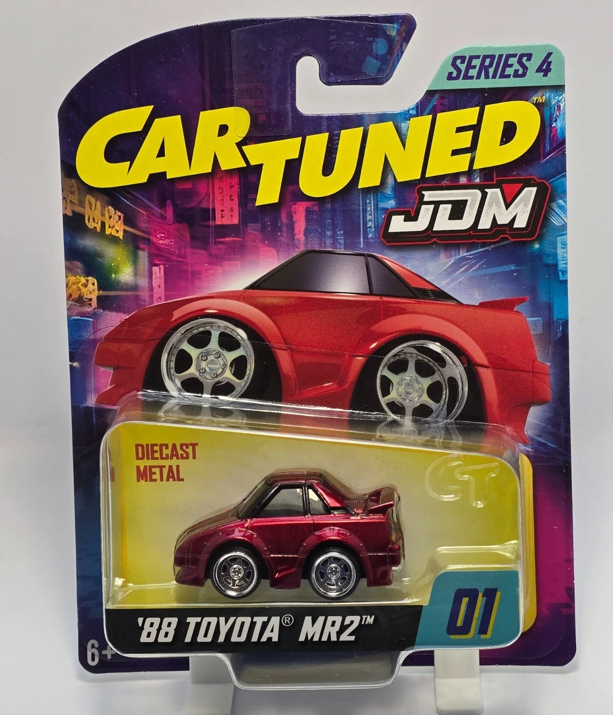 CAR TUNED - MGA - JDM SERIES 4 '88 TOYOTA MR2 - RED # 01