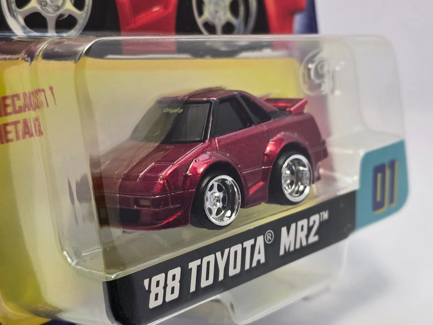 CAR TUNED - MGA - JDM SERIES 4 '88 TOYOTA MR2 - RED # 01