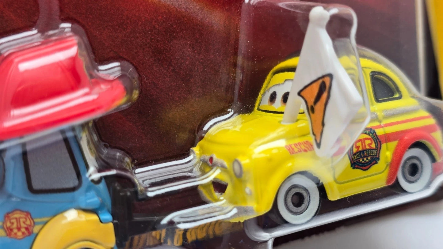 DISNEY PIXAR CARS - RACE AND RESCUE - LUIGI AND GUIDO
