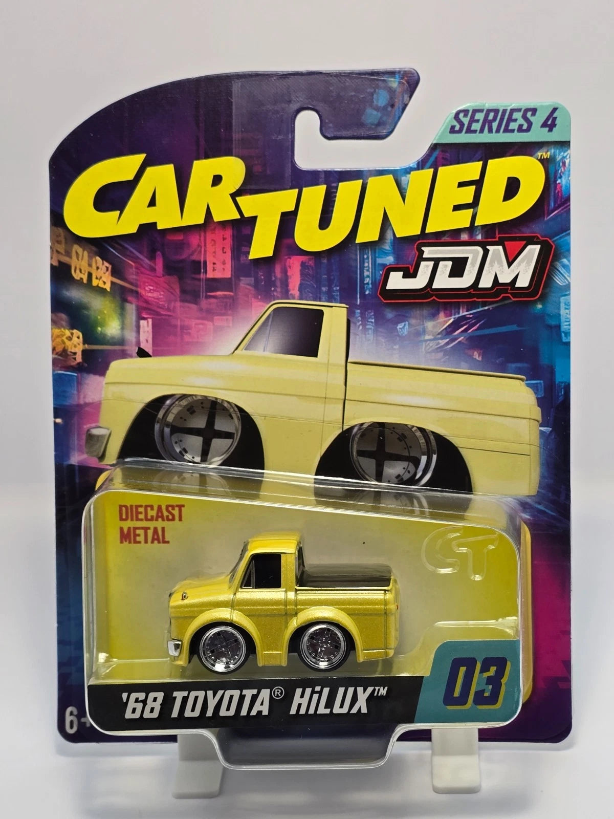 CAR TUNED - MGA - JDM SERIES 4 '68 TOYOTA HILUX - YELLOW # 03