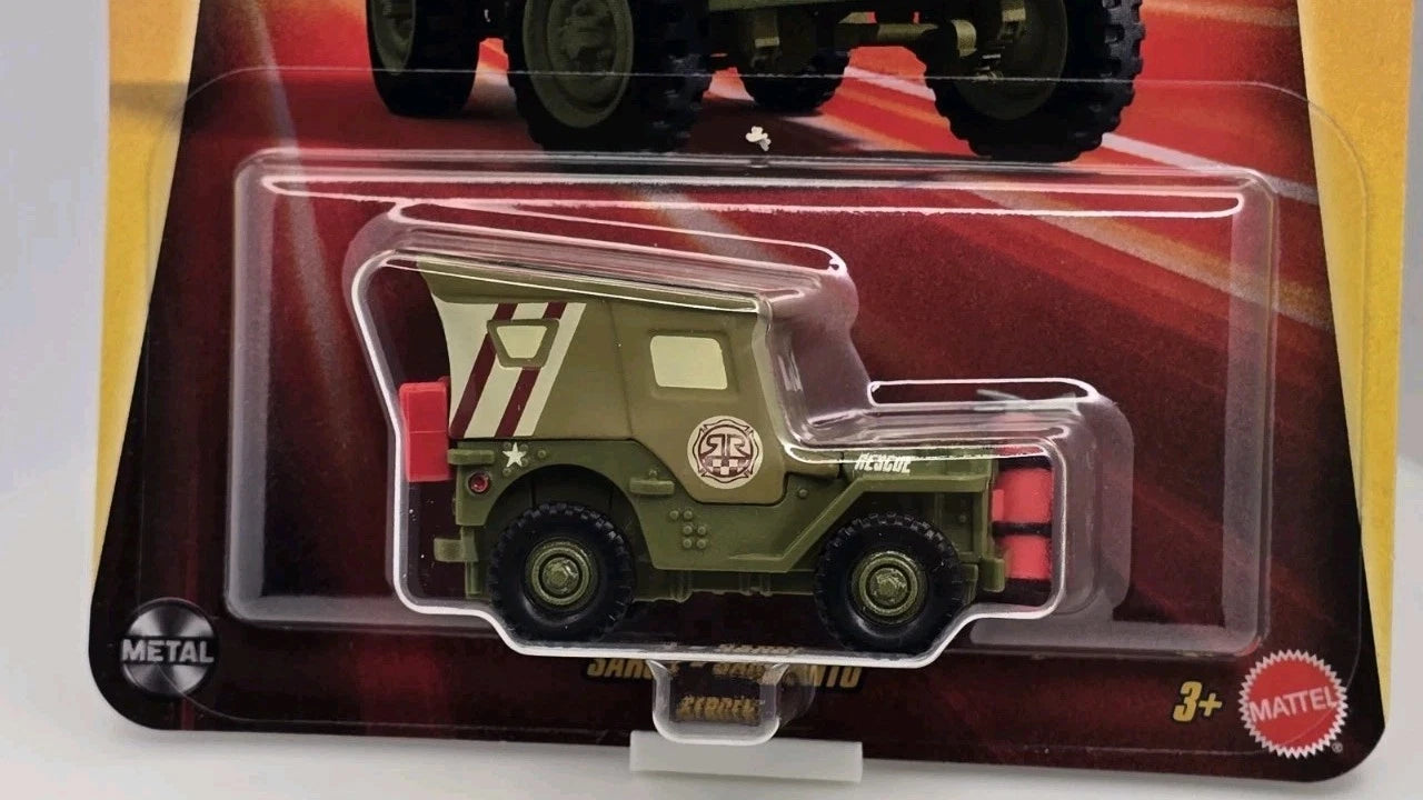 DISNEY PIXAR CARS - RACE AND RESCUE - SARGE