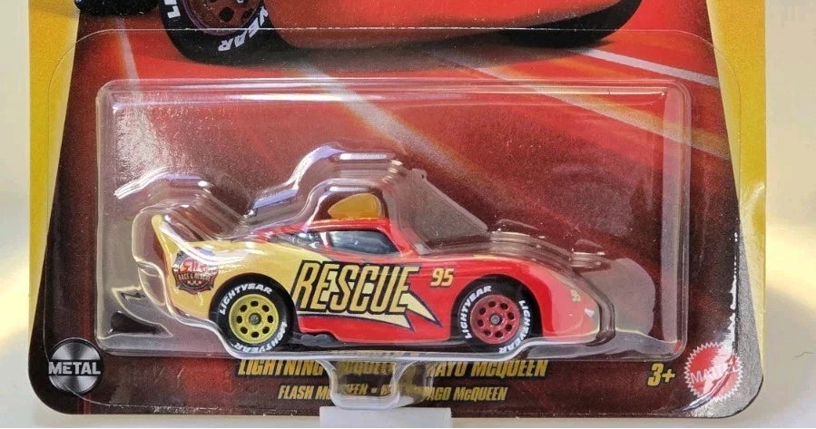 DISNEY PIXAR CARS - RACE AND RESCUE - LIGHTNING MCQUEEN #95