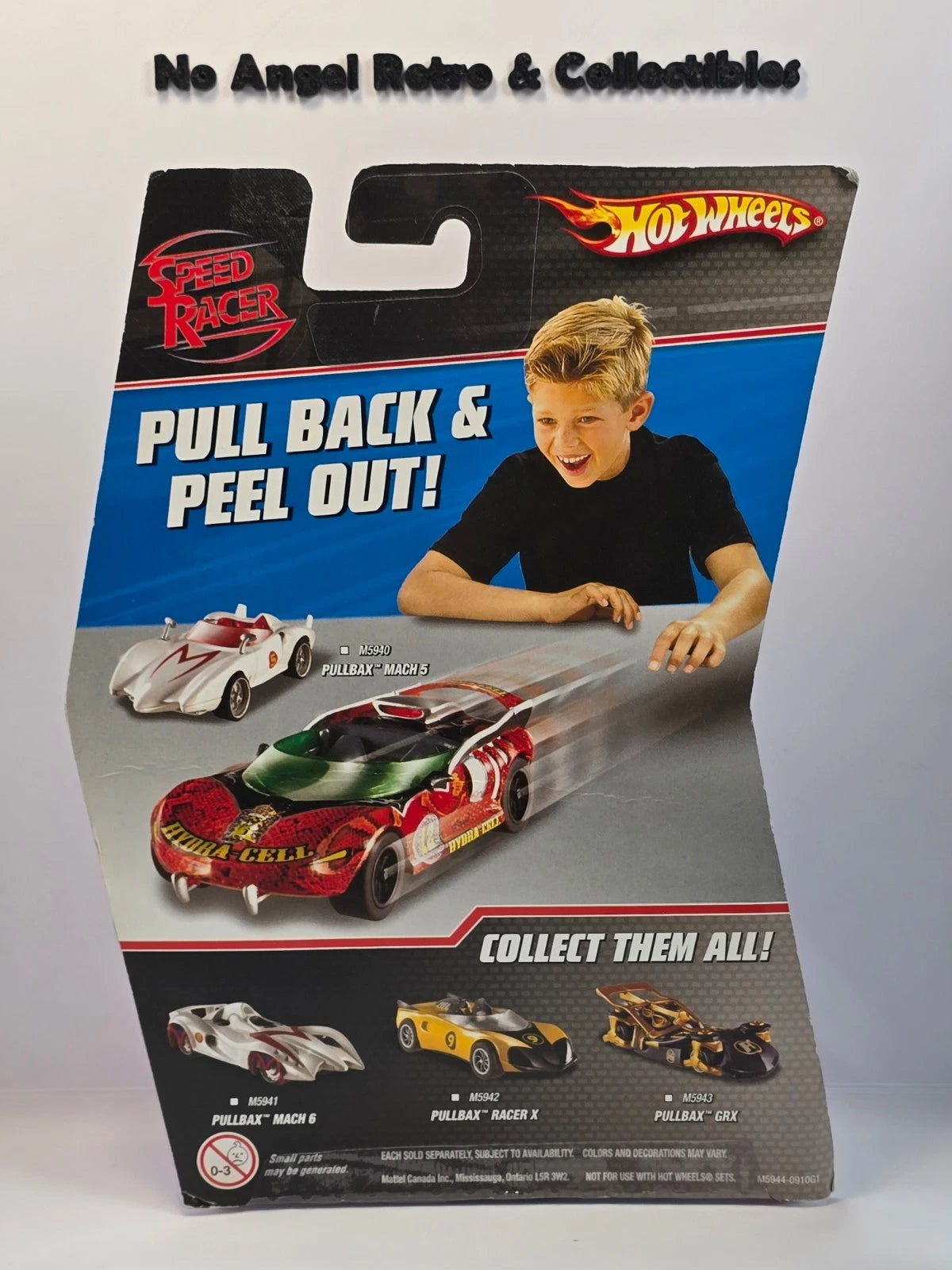 HOT WHEELS - SPEED RACER - SNAKE OILER ON GRX CARD - ERROR CARD - PULLBAX - NEW