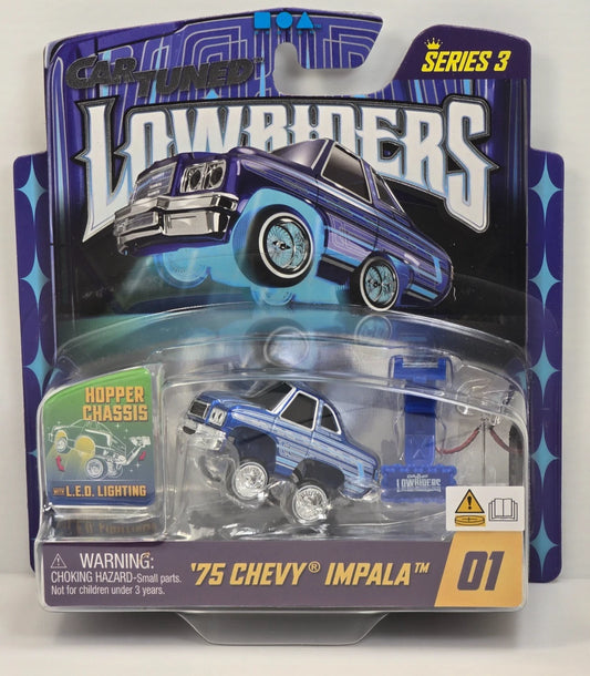 CAR TUNED LOWRIDERS SERIES 3 - '75 CHEVY IMPALA - #01 SHOW & GLOW
