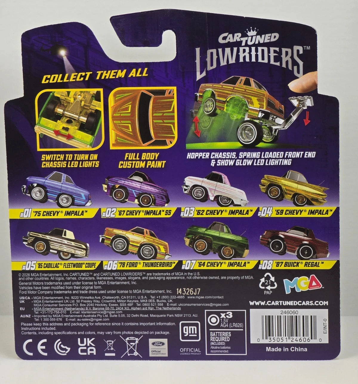 CAR TUNED LOWRIDERS SERIES 3 - '78 FORD THUNDERBIRD - #06 SHOW & GLOW