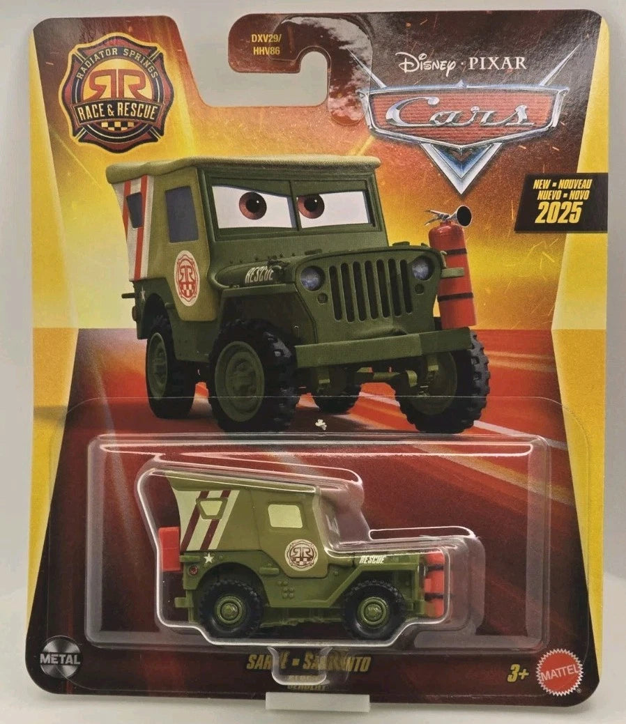 DISNEY PIXAR CARS - RACE AND RESCUE - SARGE