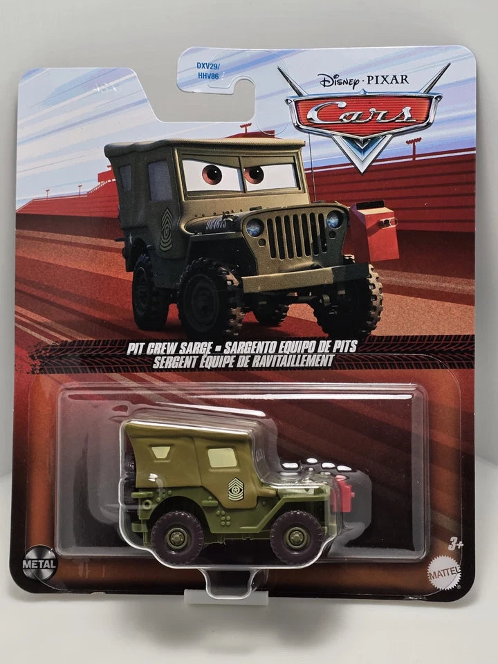 DISNEY PIXAR CARS - PIT CREW SARGE